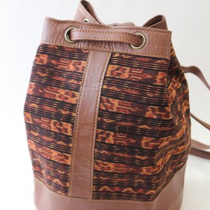 Bucket-Rucksack Braun